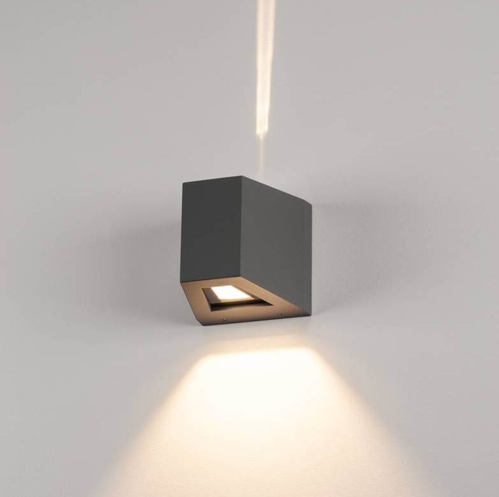 SLV Beam up/down antraciet wandlamp