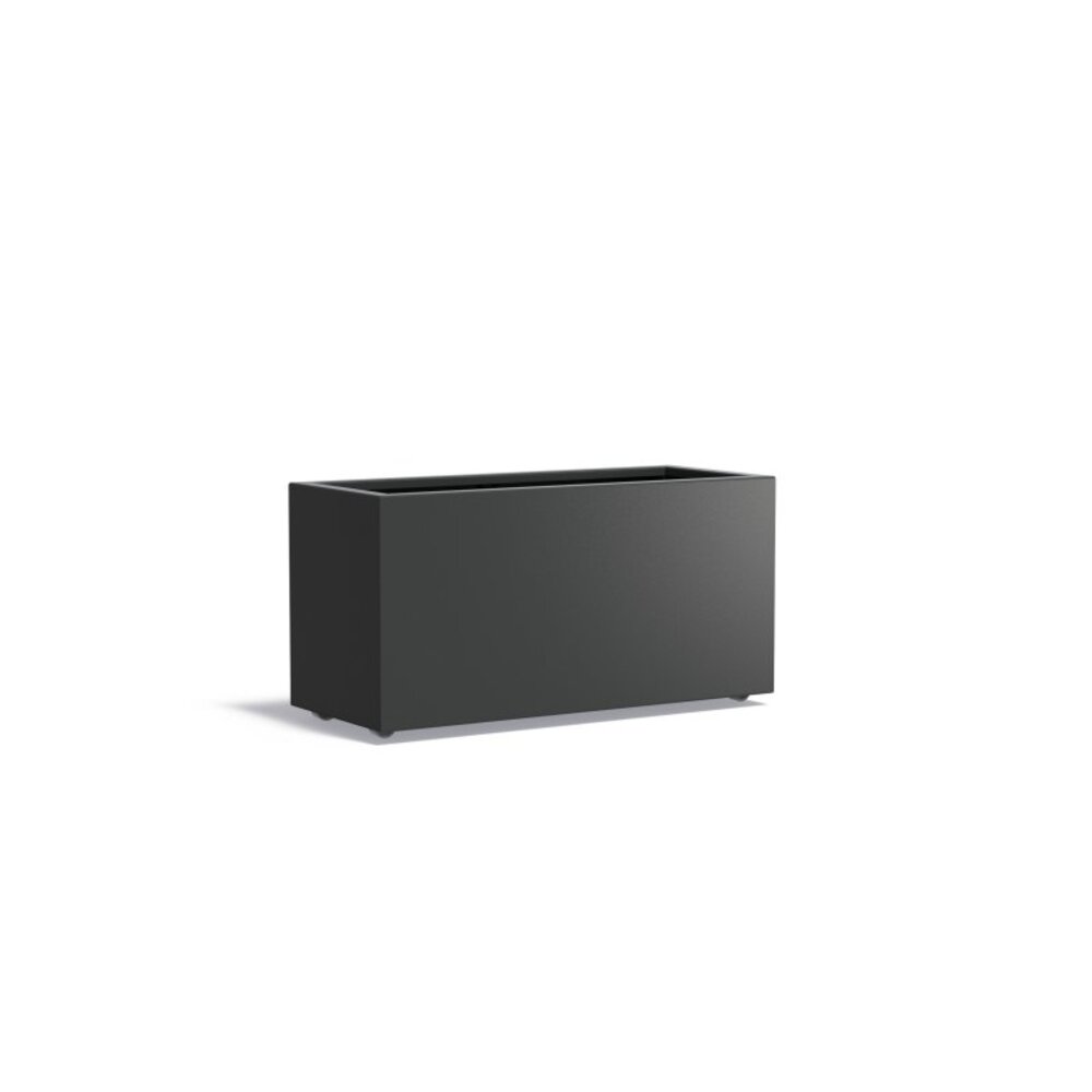 FLORIDA aluminium 120x50x60 cm plantenbak met wielen FLORIDA aluminium 120x50x60 cm plantenbak met wielen
