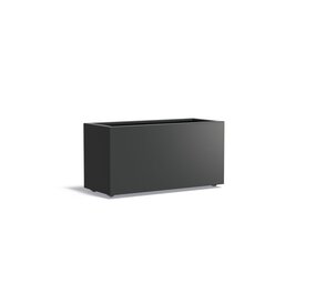 FLORIDA aluminium 120x50x60 cm plantenbak met wielen FLORIDA aluminium 120x50x60 cm plantenbak met wielen