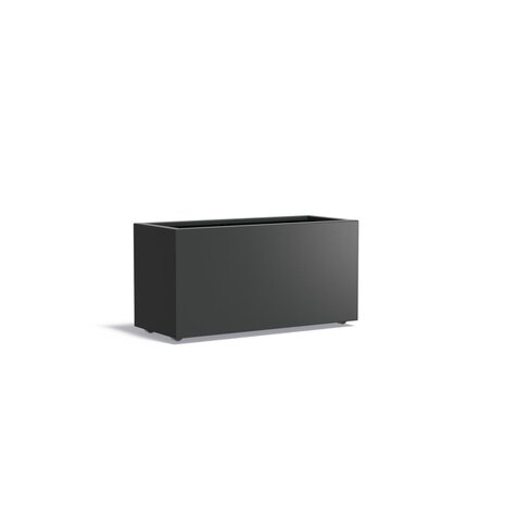 FLORIDA aluminium 120x50x60 cm plantenbak met wielen FLORIDA aluminium 120x50x60 cm plantenbak met wielen
