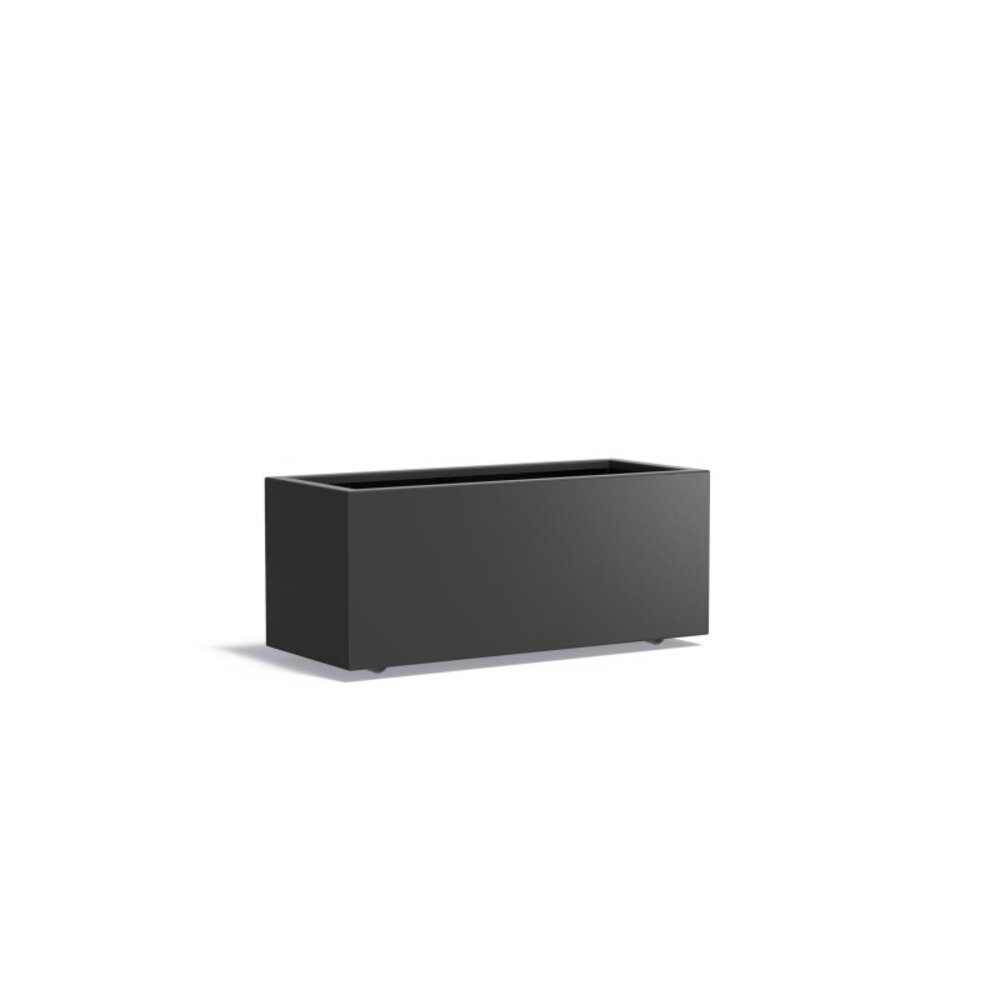 FLORIDA aluminium 120x50x50 cm plantenbak met wielen FLORIDA aluminium 120x50x50 cm plantenbak met wielen