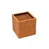 Carrez Connect cortenstaal 80 x 80 x h. 80 cm plantenbak Carrez Connect cortenstaal 80 x 80 x h. 80 cm plantenbak