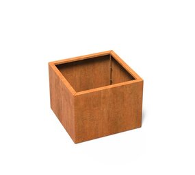 Carrez Connect cortenstaal 80 x 80 x h. 60 cm plantenbak Carrez Connect cortenstaal 80 x 80 x h. 60 cm plantenbak