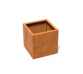 Carrez Connect cortenstaal 70 x 70 x h. 70 cm plantenbak Carrez Connect cortenstaal 70 x 70 x h. 70 cm plantenbak