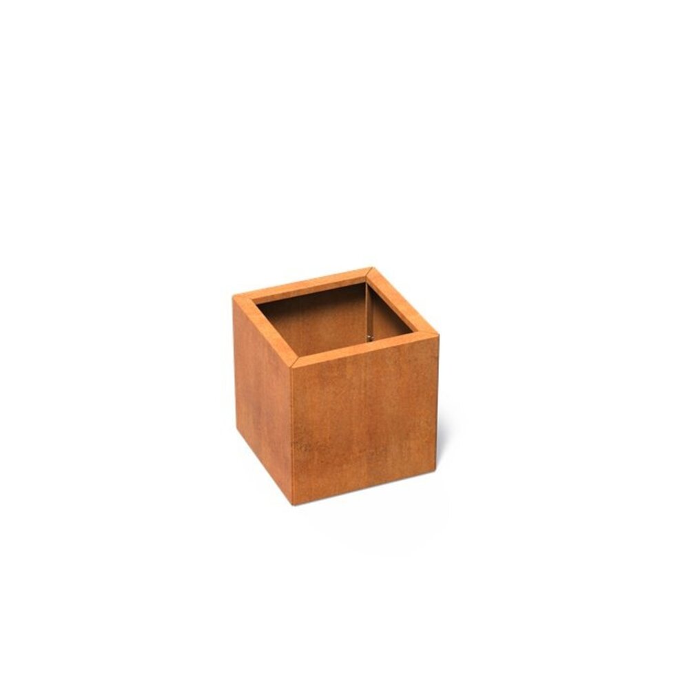 Carrez Connect cortenstaal 50 x 50 x h. 50 cm plantenbak Carrez Connect cortenstaal 50 x 50 x h. 50 cm plantenbak