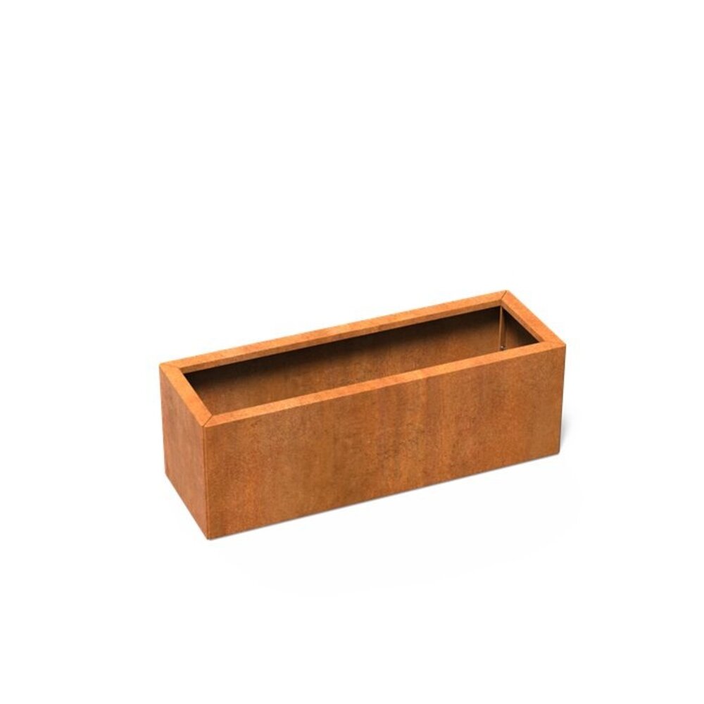Carrez Connect cortenstaal 100 x 40 x h. 40 cm plantenbak Carrez Connect cortenstaal 100 x 40 x h. 40 cm plantenbak