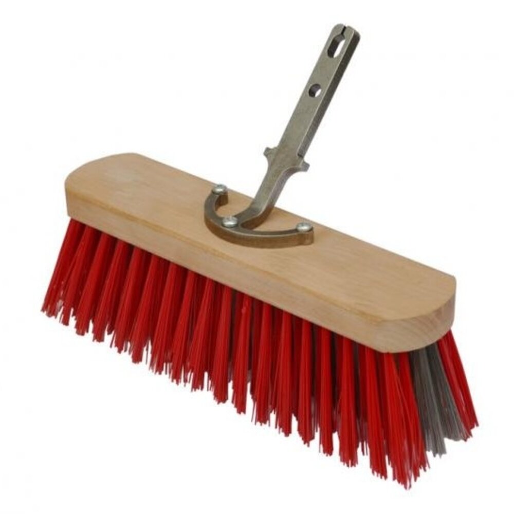 Polet CLICK-PRO Straatbezem 270 mm. PP rood + staaldraad Polet CLICK-PRO Straatbezem 270 mm. PP rood + staaldraad