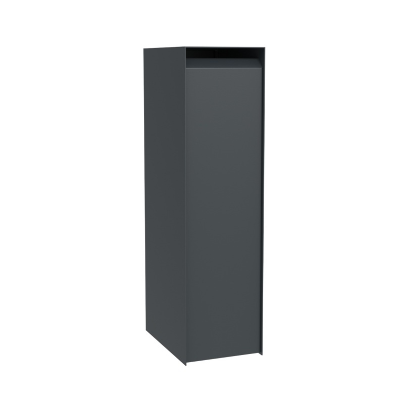 Kunststof Volpaneel Buitendeur | 98 x 215 cm | Antraciet Houtnerf RAL7016 | Premium