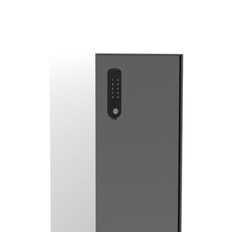 Esafe Nexus Blank Alu RAL9006 pakketbrievenbus Esafe Nexus Blank Alu RAL9006 pakketbrievenbus