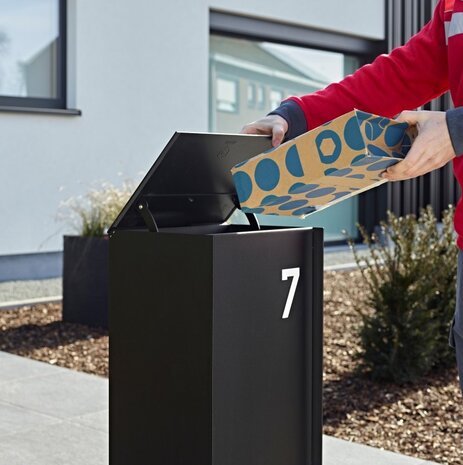 Esafe Dropbox SMALL Zwart RAL9005 pakketbrievenbus