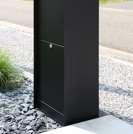 Esafe Dropbox SMALL Zwart RAL9005 pakketbrievenbus