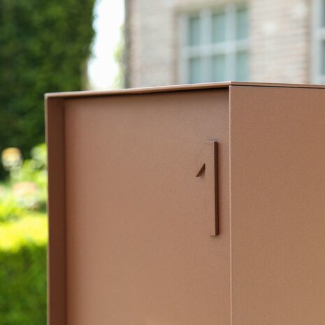 Esafe Dropbox SMALL Cortenlook pakketbrievenbus Esafe Dropbox SMALL Cortenlook pakketbrievenbus