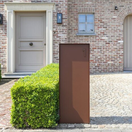 Esafe Dropbox SMALL Cortenlook pakketbrievenbus Esafe Dropbox SMALL Cortenlook pakketbrievenbus