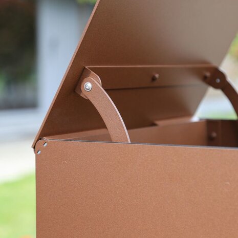 Esafe Dropbox SMALL Cortenlook pakketbrievenbus Esafe Dropbox SMALL Cortenlook pakketbrievenbus