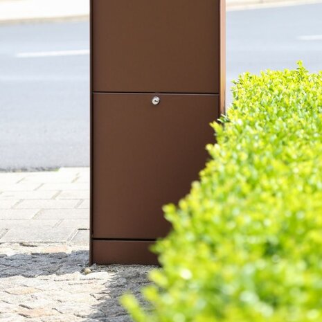 Esafe Dropbox SMALL Cortenlook pakketbrievenbus Esafe Dropbox SMALL Cortenlook pakketbrievenbus