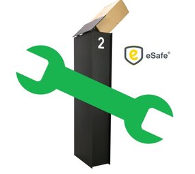 Plaatsing eSafe pakketbrievenbus NL