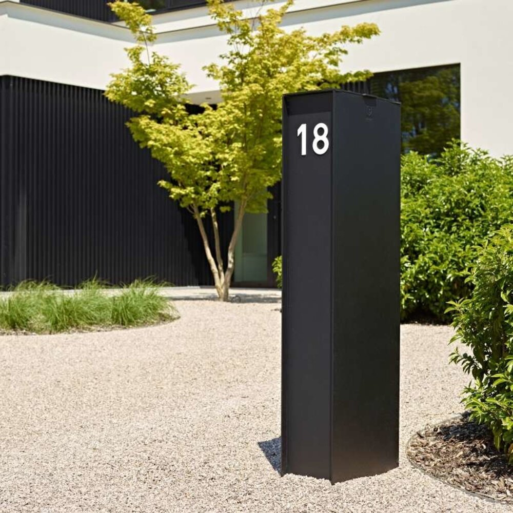 Esafe Fenix Top M Zwart RAL9005 pakketbrievenbus