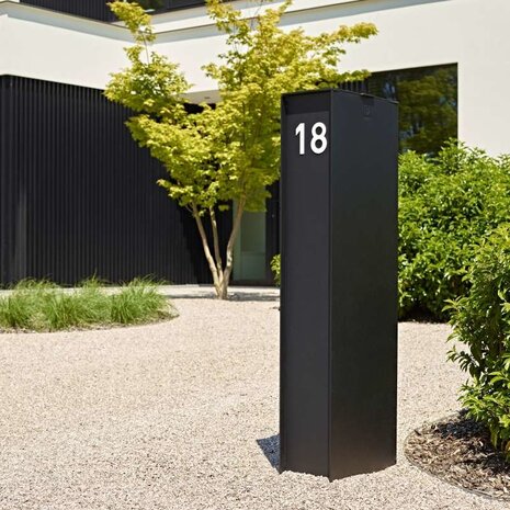 Esafe Fenix Top M Zwart RAL9005 pakketbrievenbus