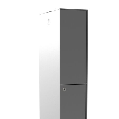 Esafe Fenix Top M Blank Alu RAL9006 pakketbrievenbus