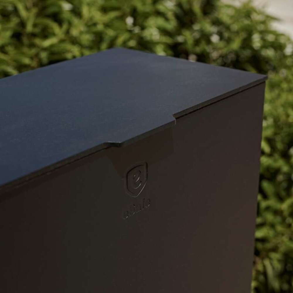 Esafe Fenix Top M Grijsbruin RAL8019 pakketbrievenbus Esafe Fenix Top M Grijsbruin RAL8019 pakketbrievenbus