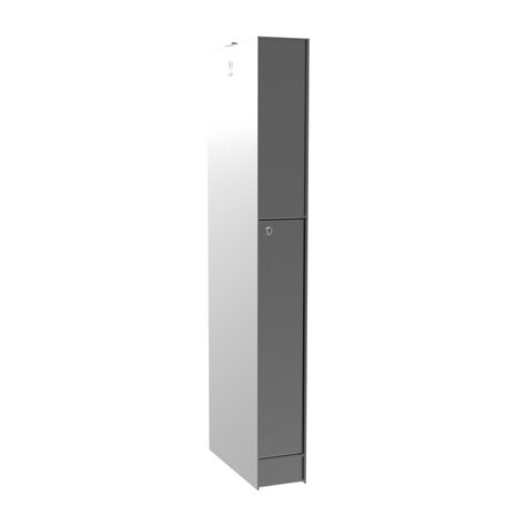 Esafe Fenix Top S Blank alu RAL9006 pakketbrievenbus Esafe Fenix Top S Blank alu RAL9006 pakketbrievenbus