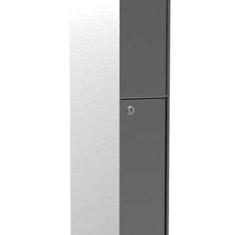 Esafe Fenix Top S Blank alu RAL9006 pakketbrievenbus Esafe Fenix Top S Blank alu RAL9006 pakketbrievenbus