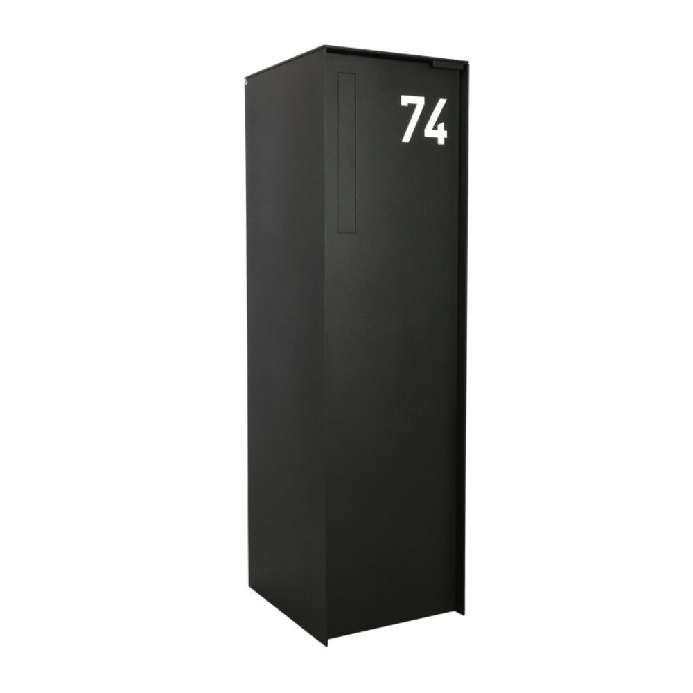 Esafe Fenix Top L Zwart RAL9005 pakketbrievenbus Esafe Fenix Top L Zwart RAL9005 pakketbrievenbus