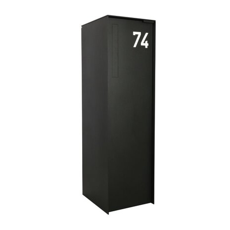 Esafe Fenix Top L Zwart RAL9005 pakketbrievenbus Esafe Fenix Top L Zwart RAL9005 pakketbrievenbus