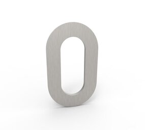 Esafe Huisnummer 100 mm. NR. 0 RVS- Inox look Esafe Huisnummer 100 mm. NR. 0 RVS- Inox look
