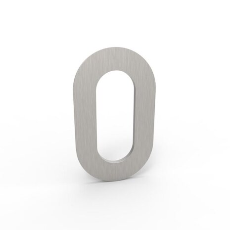 Esafe Huisnummer 100 mm. NR. 0 RVS- INOX look Esafe Huisnummer 100 mm. NR. 0 RVS- INOX look