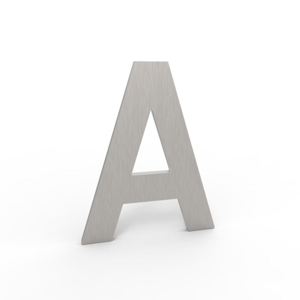Esafe Huisnummer 100 mm. LETTER A RVS- Inox look Esafe Huisnummer 100 mm. LETTER A RVS- Inox look