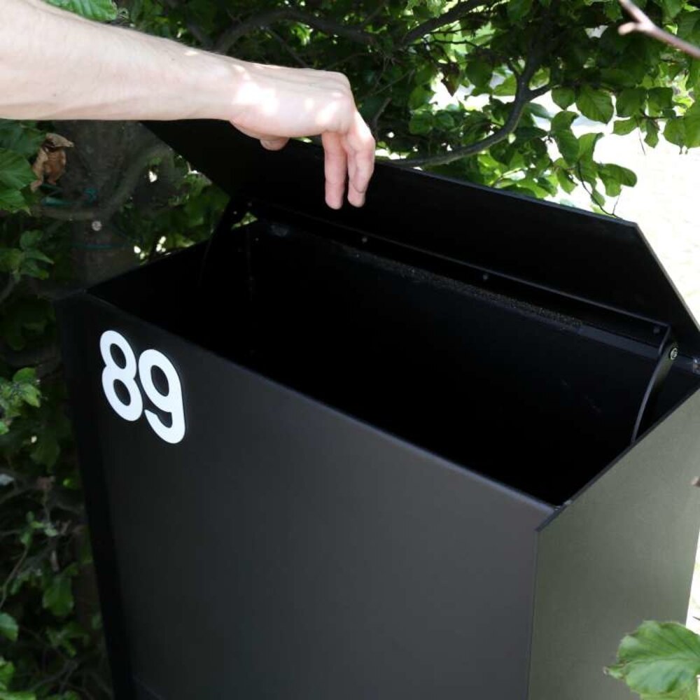 Esafe Dropbox Medium Kwartsgrijs RAL7039 pakketbrievenbus Esafe Dropbox Medium Kwartsgrijs RAL7039 pakketbrievenbus