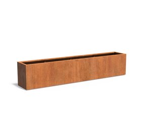 Andes cortenstaal 300x50x60 cm plantenbak Andes cortenstaal 300x50x60 cm plantenbak