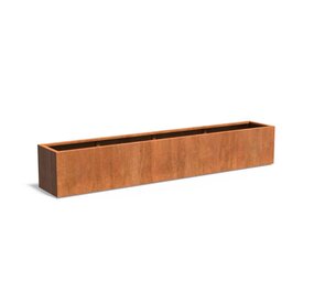 Andes cortenstaal 300x50x50 cm plantenbak Andes cortenstaal 300x50x50 cm plantenbak