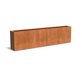 Andes cortenstaal 300x40x80 cm plantenbak Andes cortenstaal 300x40x80 cm plantenbak