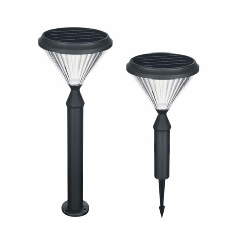 Iplux PARIS 30 cm Solar staande tuinlamp