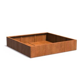 Andes cortenstaal 200x200x40 cm plantenbak