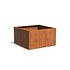 Andes cortenstaal 140x140x80 cm plantenbak Andes cortenstaal 140x140x80 cm plantenbak
