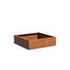 Andes cortenstaal 140x140x40 cm plantenbak Andes cortenstaal 140x140x40 cm plantenbak