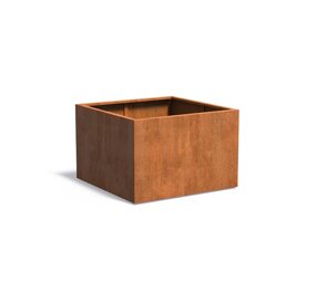 Andes cortenstaal 120x120x80 cm plantenbak Andes cortenstaal 120x120x80 cm plantenbak