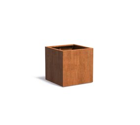 Andes cortenstaal 80x80x80 cm plantenbak Andes cortenstaal 80x80x80 cm plantenbak