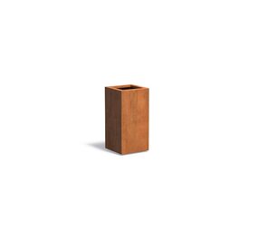 Andes cortenstaal 40x40x80 cm plantenbak Andes cortenstaal 40x40x80 cm plantenbak