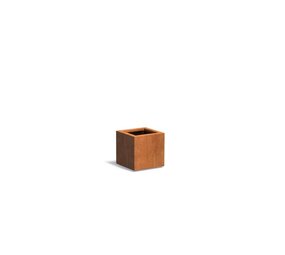 Andes cortenstaal 40x40x40 cm plantenbak Andes cortenstaal 40x40x40 cm plantenbak