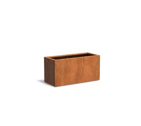 Andes cortenstaal 120x50x60 cm plantenbak Andes cortenstaal 120x50x60 cm plantenbak