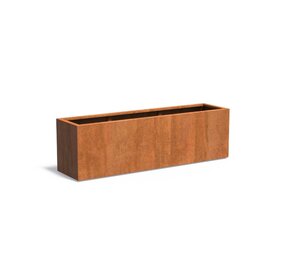 Andes cortenstaal 200x50x60 cm plantenbak Andes cortenstaal 200x50x60 cm plantenbak