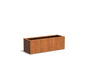Andes cortenstaal 150x50x50 cm plantenbak Andes cortenstaal 150x50x50 cm plantenbak
