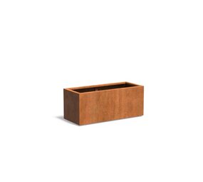 Andes cortenstaal 120x50x50 cm plantenbak Andes cortenstaal 120x50x50 cm plantenbak