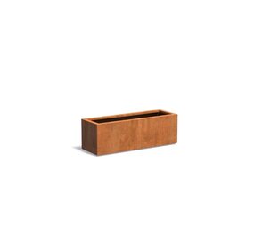 Andes cortenstaal 120x40x40 cm plantenbak Andes cortenstaal 120x40x40 cm plantenbak