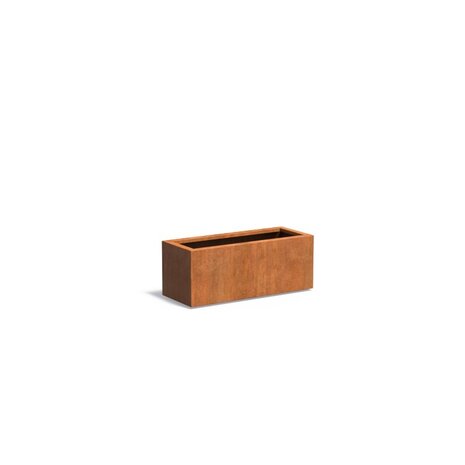Andes cortenstaal 100x40x40 cm plantenbak Andes cortenstaal 100x40x40 cm plantenbak