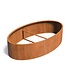 Ellipse cortenstaal 280 x 160 x h.60 cm bloembak zonder bodem Ellipse cortenstaal 280 x 160 x h.60 cm bloembak zonder bodem
